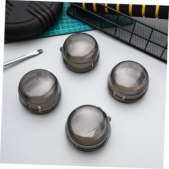 OSALADI 6pcs Transparent Safety Covers Kitchen Stove Gas Knob Covers Toddler Child Proof Kitchen Safety Guard Child Safety Oven Knob Covers for Home Kitchen Easy Installation