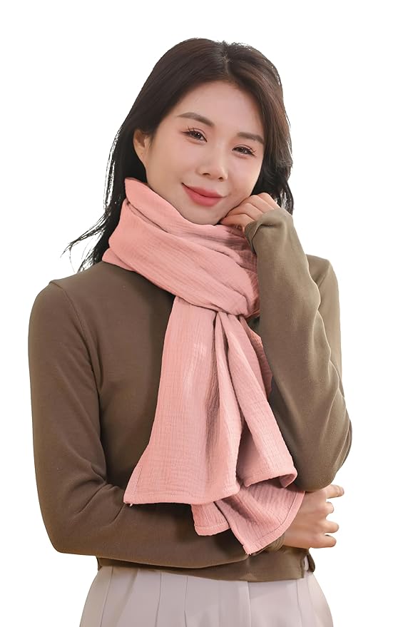 TADO MUSLIN 2-Pack Muslin Nursing Cover for Baby Breastfeeding, 100% Organic Cotton Breastfeeding Cover for Mom, Soft Breathable Privacy Nursing Apron, Multi-use Stroller Cover & Car Seat Canopy Pink