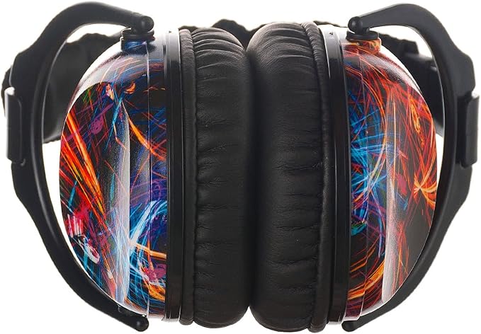 Kids Hearing Protection,25dB NRR Noise Reduction,Sound Proof for Kids,Toddler,Safety Earmuffs for Concert,Airplane,Autism,Monster Jam,Travel,School- BlackFireW