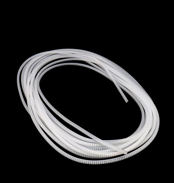 U-Shaped Flexible Sharp and Rough Edge Trim Protector, Push-in Edge Shield for Steel Panels, Wood Panels, Glass and Plastic Panels, Fits 0.07"-0.085" Thickness Edge, White 32ft