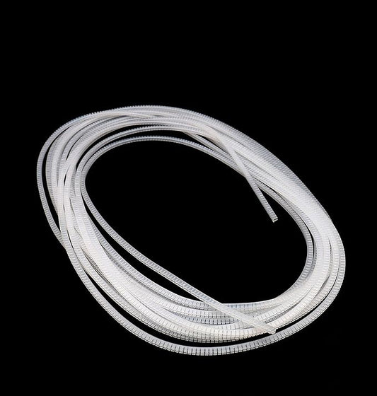 U-Shaped Flexible Sharp and Rough Edge Trim Protector, Push-in Edge Shield for Steel Panels, Wood Panels, Glass and Plastic Panels, Fits 0.07"-0.085" Thickness Edge, White 32ft