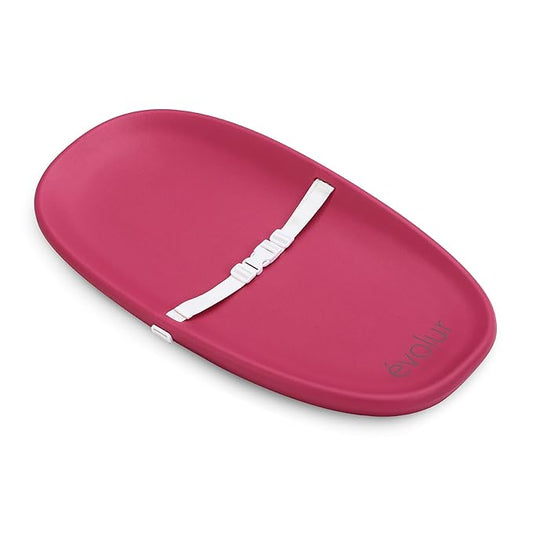 Evolur Eva Baby Changing Pad, Soft, Lightweight and Portable Changing Pad, Fits All Changing Table, Waterproof Firm Padding - Fuschia Pink