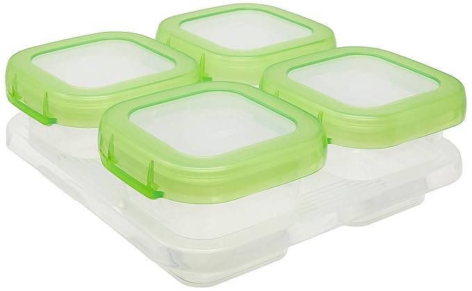 OXO Tot Baby Blocks Freezer Storage Containers 4oz- New Colors Available