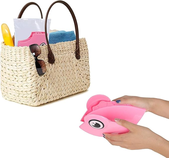 Reusable Portable Kids Potty Training Toilet Seat with Soft Cushion - Toddler Toilet Chair Attachment for Travel, Adjustable Potty Seat - Perfect for Toddlers (Pink)