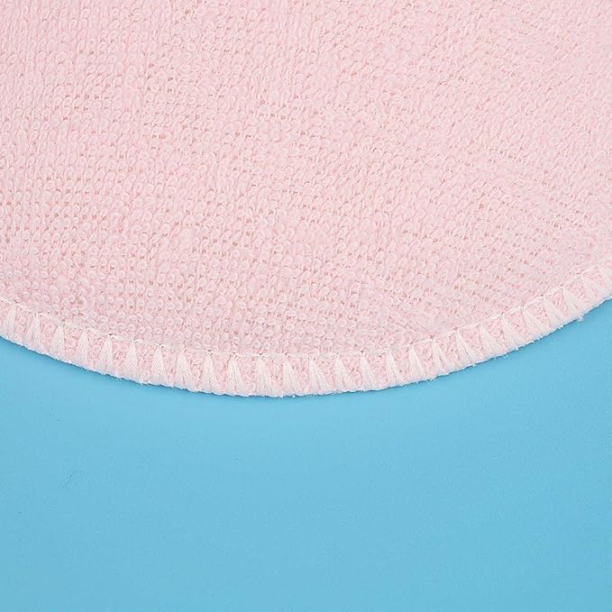 Zerodis 6 Pcs 3D Soft Cotton Washable Nursing Pads Reusable Leak-Proof Breast Pads Breastfeeding Pads Breathable Hypoallergenic Super Absorbent