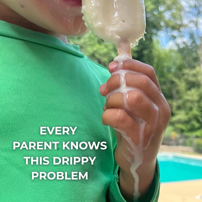 Drip-Stopping Wristbands for Kids (6M+) | Reusable, Organic Cotton, Absorbent Wristbands for Mess-Free Eating | Toddler & Baby Feeding Essentials