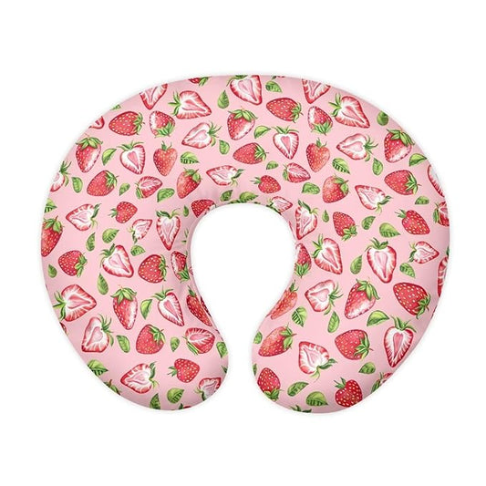 Lemon Nursing Pillow Cover for Baby Girl, Soft Removable Breast Feeding Pillow Cover, Nursing Pillow Cases Fit Standard Nursing Pillow