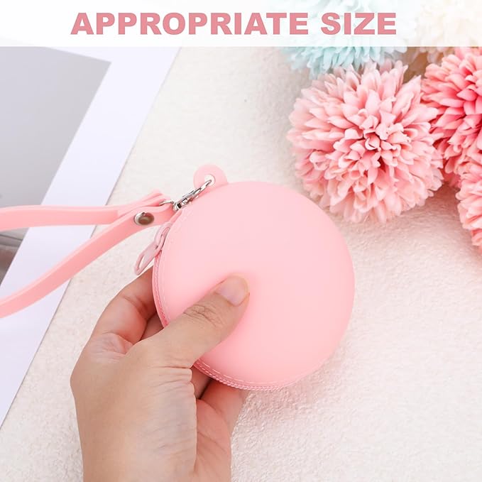 Silicone Case for Silver Nursing Cups, Pink Reusable Silver Nipple Shield Holder for 16-28mm Silver Nipple Covers Breastfeeding, Portable Storage Box for Breast Feeding Nipple Shield Carry