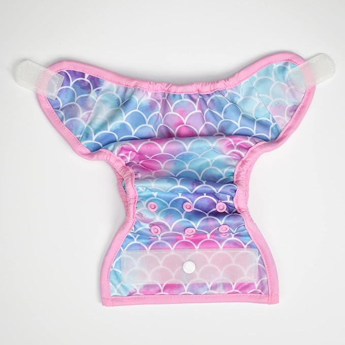 Newborn Baby Cloth Diaper Cover Nappy Hook and Loop (Gradient Scales)