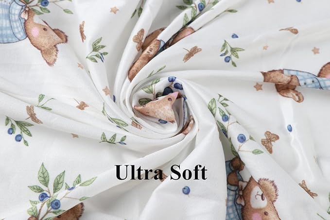 Changing Pad Cover Set 3 Pack Jersey Knit Ultra Soft for Baby Boys Girls Brown/Light Green/Bear Leaf