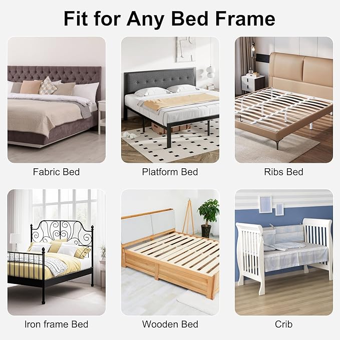 Bed Rail for Toddlers,Swing Down Kids Bed Rails Guard for Twin,Full,Queen,Bunk Size Bed,Extra Tall Child Bed Rail Guard with Reinforced Anchor Safety System,40" L x 29.5" H,White