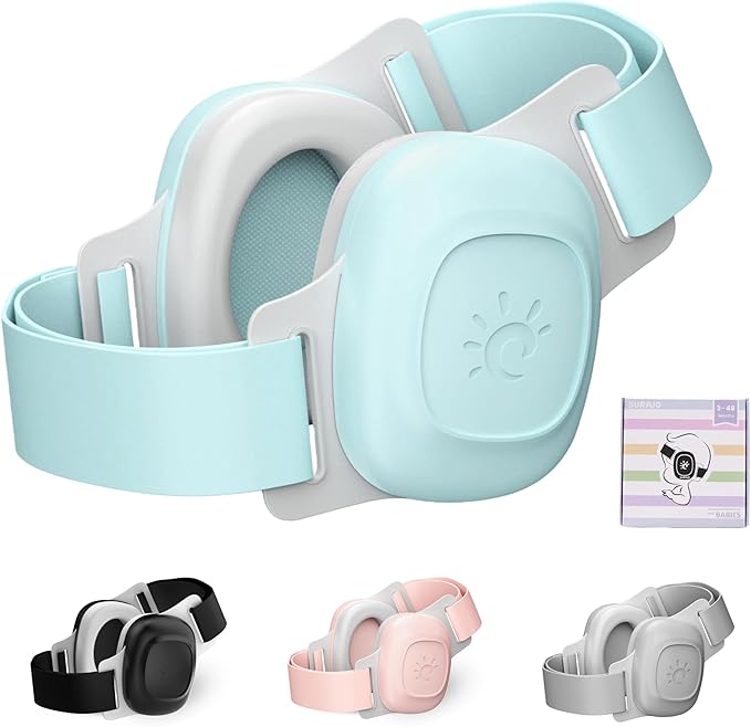 Baby Noise-Cancelling Earmuffs – 2025 Release, Adjustable & Certified Hearing Protection (3–48 Months)