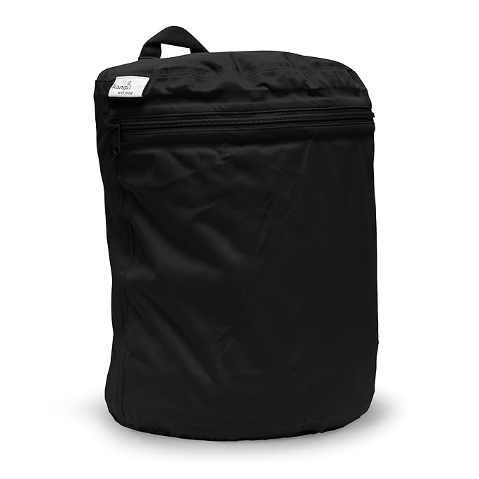 Kanga Care Wet Bag Seam Sealed Waterproof 3D Dimensional for Baby Cloth Diapers, Travel, Beach, Pool, Gym, Swim | Phantom