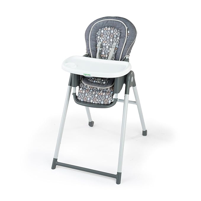 Ingenuity Proper Positioner Deluxe High Chair - 7-in-1 Convertible Baby Seat, Removable Rocking Infant Seat, Unisex, for Ages 0-36 Months