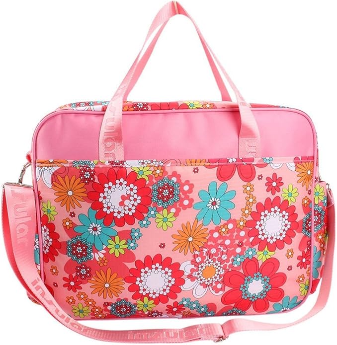 Kamay's Mummy Shoulder Bag Diaper Bag Chic Nappy Changing Bag Tote/Messenger Style Large with Changing Mat, Adjustable Straps