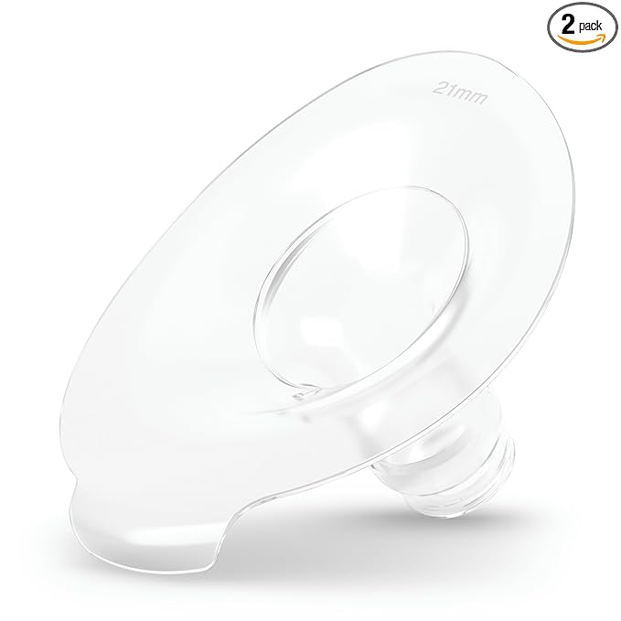 Medela Magic InBra Breast Shields, 2 Count of 21mm Breast Pump Flanges, Made Without BPA