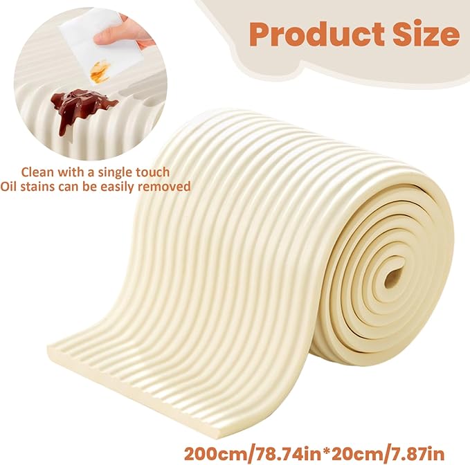 Crib Padding for Sides, 79x8 Soft High Elasticity Thickened NBR Table Edge Protectors for Baby, Waterproof Crib Bumper Pads for Wall Table Cabinet DeskCrib Padding for Sides