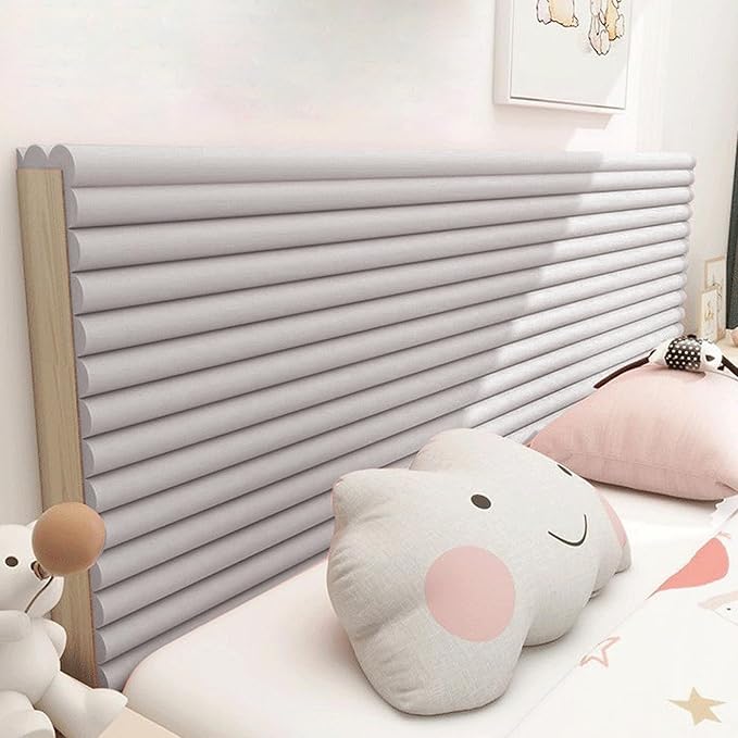Crib Padding for Sides 79x8 Soft High Elasticity Thickened NBR Padded Wall Panels Water Resistant Crib Bumper Pads for Wall Table Cabinet Desk