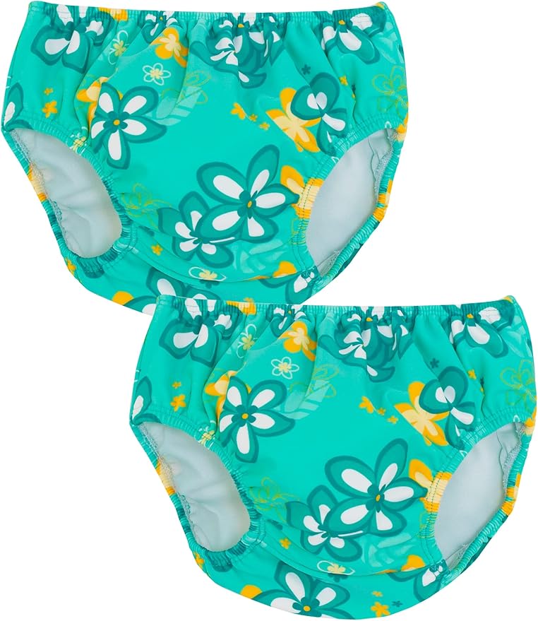 Tuga Girls Reusable Swim Diapers, UPF 50+ Sun Protection Swimsuit