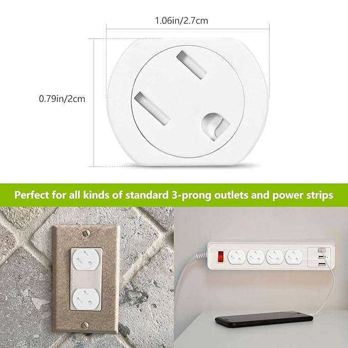 Outlet Covers (35 Pack) Child Proof Outlet Plug Covers Self-Closing Baby Proofing Outlet Protectors Upgraded Adhesive Design Safety Electrical Socket Caps
