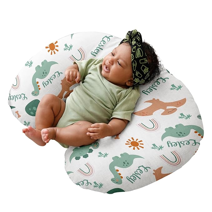 Dyoart Baby Nursing Pillow Cover,Personalized Soft Nursing Covers,Custom Breastfeeding Pillow Slipcover for Bottle Feeding,Gifts for Toddler Infant Boys Girls(one Size)