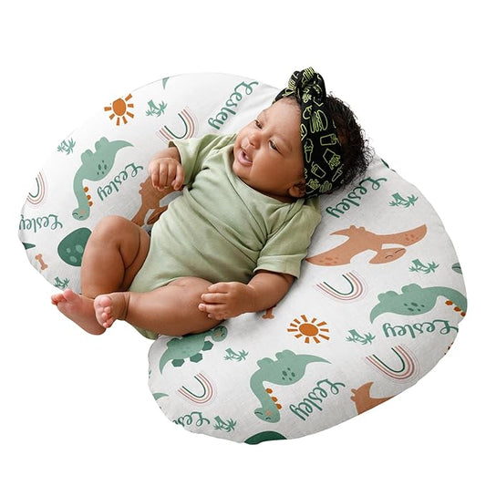Dyoart Baby Nursing Pillow Cover,Personalized Soft Nursing Covers,Custom Breastfeeding Pillow Slipcover for Bottle Feeding,Gifts for Toddler Infant Boys Girls(one Size)