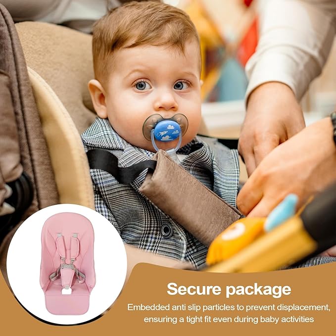 High Chair Cushion Replacement, PU Leather Baby High Chair Cover, Non-Slip Baby Dining Chair Cover Seat Padded Cushion for Pegs Pere_go, Siesta Zero3