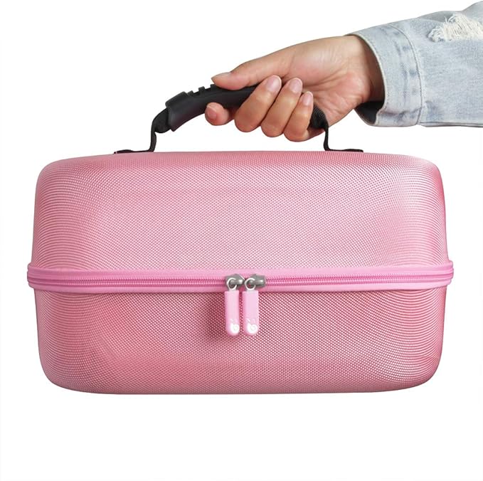 Hermitshell Hard Travel Case for Spectra S1 S2 Plus Electric Breast Milk Pump (Pink)