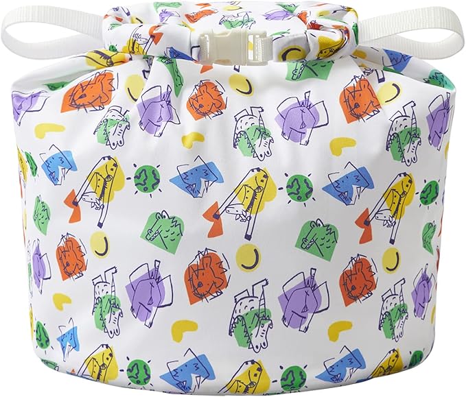 Bambino Mio, Stay at Home Wet Bag - Large, Waterproof, Nappy Laundry Storage Bag, Bold