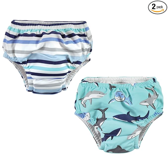 Hudson Baby Unisex Baby Swim Diapers, Shark, 3 Toddler