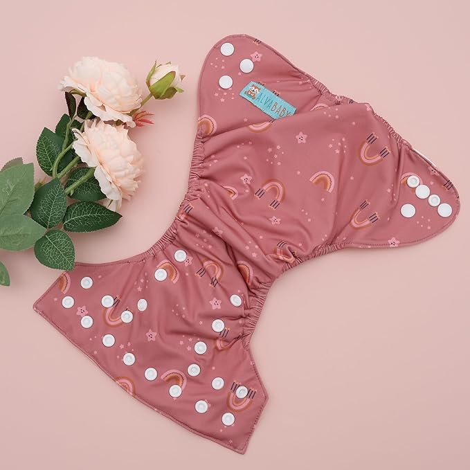 ALVABABY Baby Cloth Diaper Cover, Swim Diaper,Nappy Shell Baby Girls and Boys