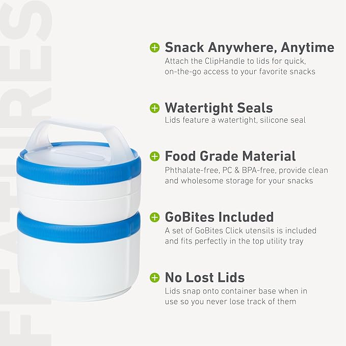 humangear STAX XL/Eat System | Modular Storage Container | Extra Large Stacking Container | BPA-Free, PC-Free, Phthalate-Free