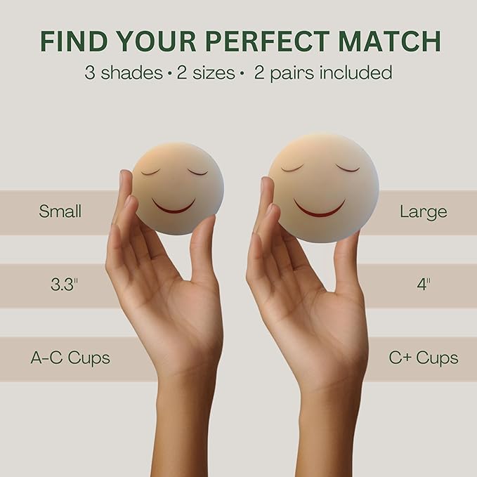 Weaning Breastfeeding 3.3" Silicone Nipple Covers for Toddlers – Stop Breastfeeding Products to Cease Breast Nursing