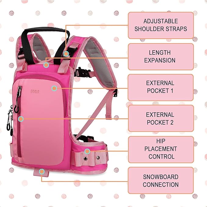 Ski Harness for Kids: Adjustable Kids Ski Harness with Training Leash for Speed Control,Perfect for Balance and Turns