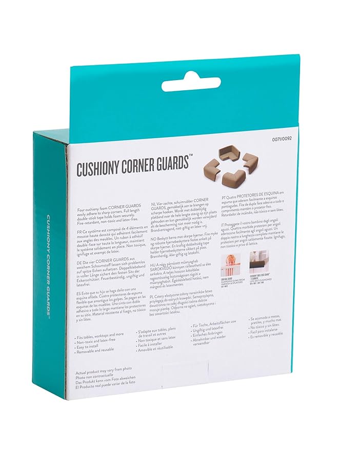 Prince Lionheart Cushiony Cornerguards, Neutral (Pack of 2)