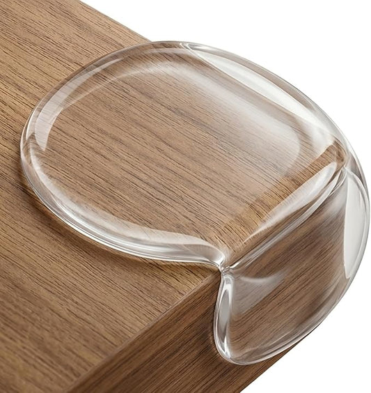 Extra Large & Ultra-Safe Baby Corner Protector Guards - 32-Piece Clear Corner Protectors for Furniture, Super Strong Adhesive, Baby Proofing for Sharp Edges, Easy to Install Child Safety Set(Round)