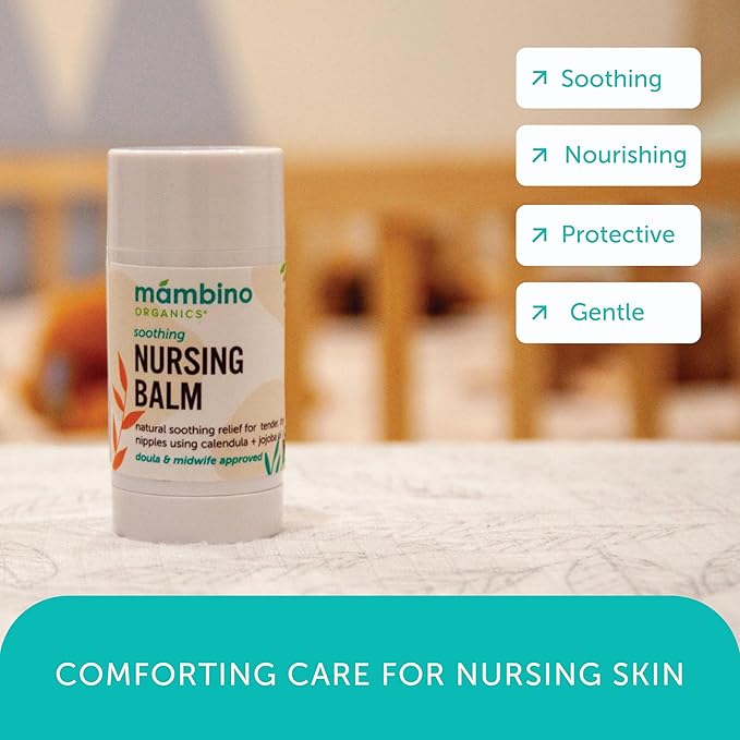Mambino Organics Calendula Nursing Balm, Calendula - Olive.63 Ounces (3 Pack)