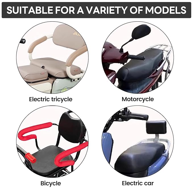 Electric Bike Child Safety Harness, Adjustable Safety Strap, and Motorcycle Child Safety Belt - Suitable for All Types of Bikes, Tricycles, and Motorcycles (Two-Stage)