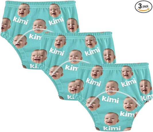 Joko Ivery 1 Turquoise Custom Potty Training Pants Unisex Traning Potty Panty for Toddlers Boys Girls 3T 3Pcs