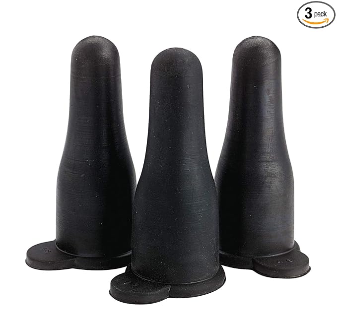 Little Giant® Lamb Nursing Bottle Nipples | Feeding Bottle Tops for Calves | 3 Pack Screw On Nipples