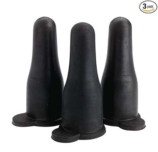 Little Giant® Lamb Nursing Bottle Nipples | Feeding Bottle Tops for Calves | 3 Pack Screw On Nipples