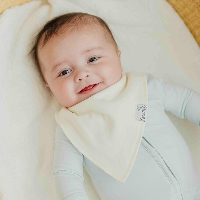 Copper Pearl Baby Bandana Bibs, 4 Pack