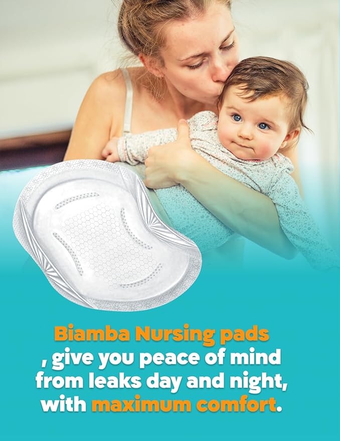 120-Pack Disposable Nursing Pads for Breastfeeding - Ultra Thin Breast Pads for Leaking Milk Disposable with 3D Absorption & Leak Protection Individually Wrapped, Day & Night Nursing Essentials