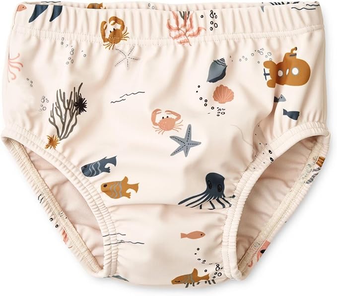 Infant Baby Boys Girl Swim Diaper Neutral Reusable Water Diaper Organic BPA Free Swim Pants Animal Swimsuit 9-12 Month