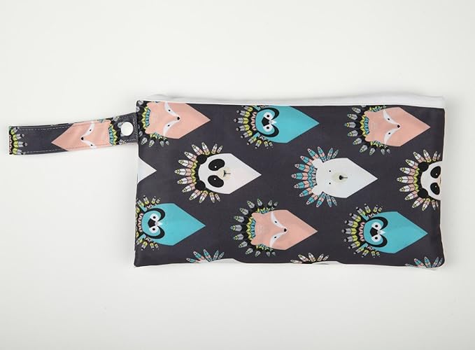 Baby Diaper Changing Mat Pad Portable Foldable Washable Compact Travel Nappy Waterproof Play Mat 30inx18.5in (Native American Animal)