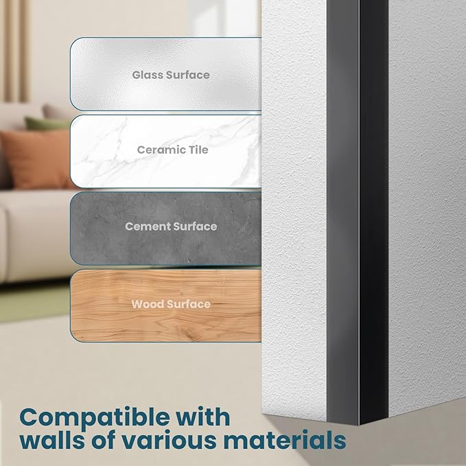 8Pcs 17.5" Black Metal Corner Protector, L-Molding Corner Guards for Walls, Cabinets, Baseboards, Furniture Decorative Trim, Size 17.5" x 2" (Pack of 8)