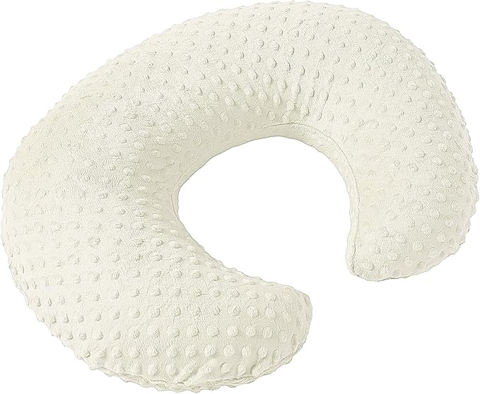 Dots Nursing Pillow Cover, Case Plush Breathable Breastfeeding Pillow Slipcover Fits Nursing Pillow, Super Soft Snug Positioners for Baby Boy Baby Girl (Pristine)