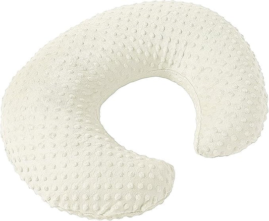 Dots Nursing Pillow Cover, Case Plush Breathable Breastfeeding Pillow Slipcover Fits Nursing Pillow, Super Soft Snug Positioners for Baby Boy Baby Girl (Pristine)