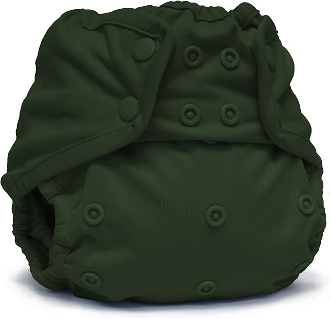 Kanga Care Rumparooz Double Leg Gusset Reusable Cloth Diaper Cover One Size Snap | Pine 6-35 lbs
