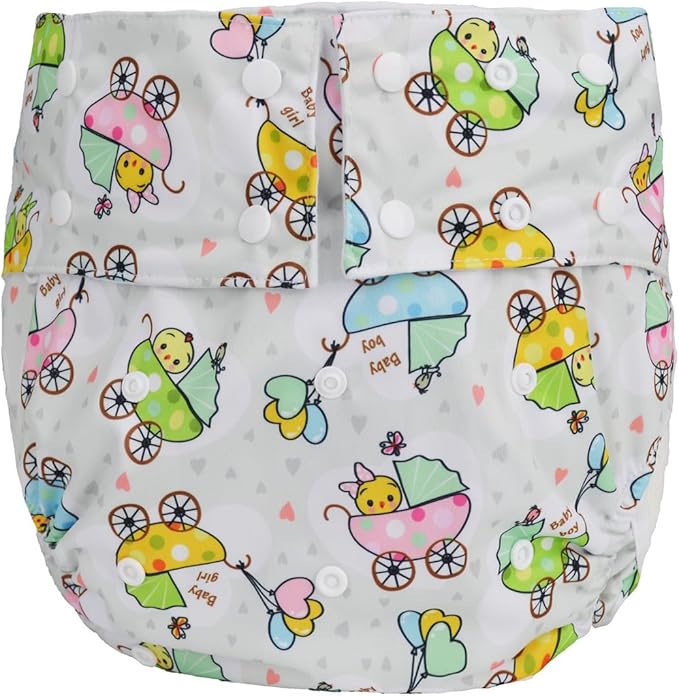 Teen Adult Cloth Diaper Nappy Reusable Washable for Disability Incontinence (Baby Strollers)